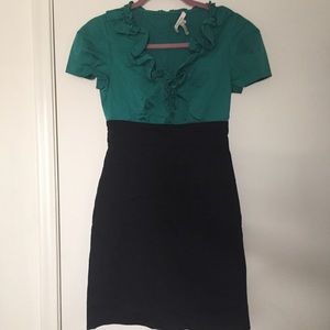 Max and Cleo Fitted Ruffle Dress